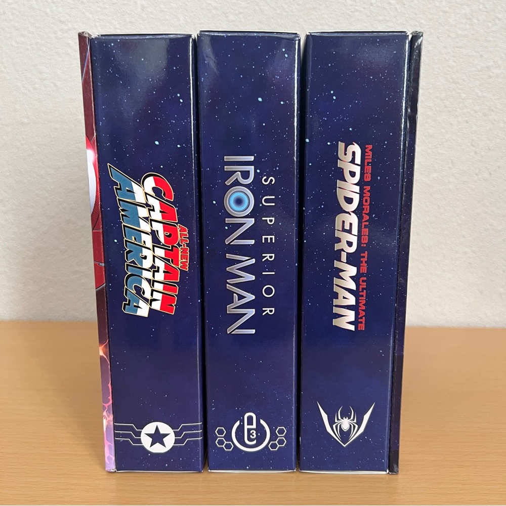 2015 Hot Wheels SDCC Secret Wars 3 Pack Captain America Ironman and Spider-Man